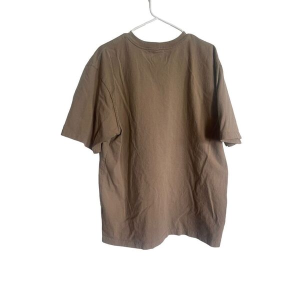 Carhartt Men's Tan Loose Fit Heavyweight Short Sleeve Pocket T-Shirt Size Large - Picture 3 of 15